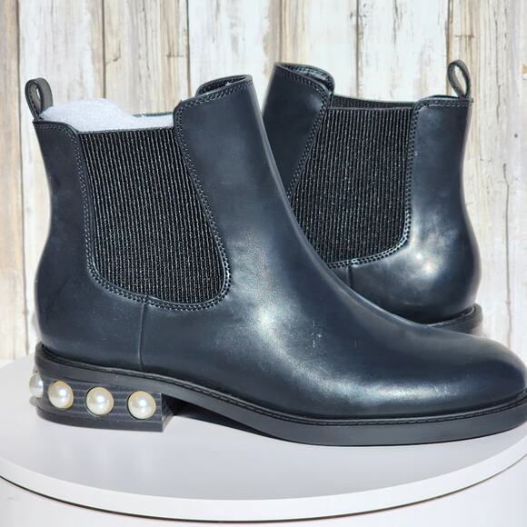 NEW - On 34th Jeovana Pearl Chelsea Booties - Size 7.5 M - Picture 2 of 10